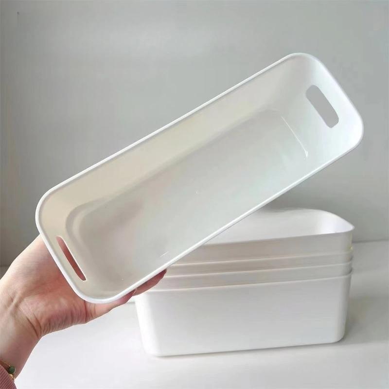 Desktop Storage Box, Phone Case Sorting, Cosmetics Dormitory Storage Basket, Drawer Partition Sorting, Rectangular Storage Box