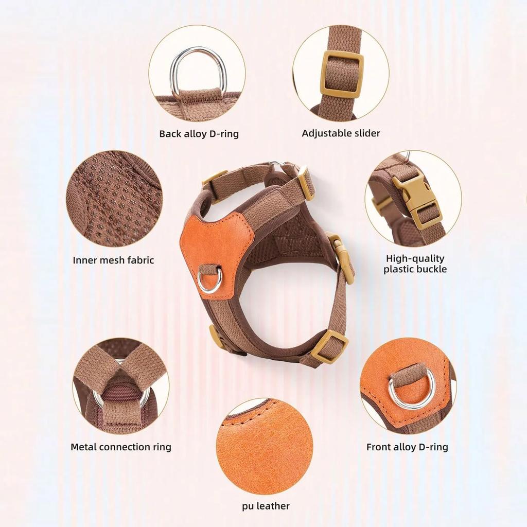 Dog Harness Chest Strap Cats Collar Accessories Puppy Leash Set Supplies Harness Dog Supplies