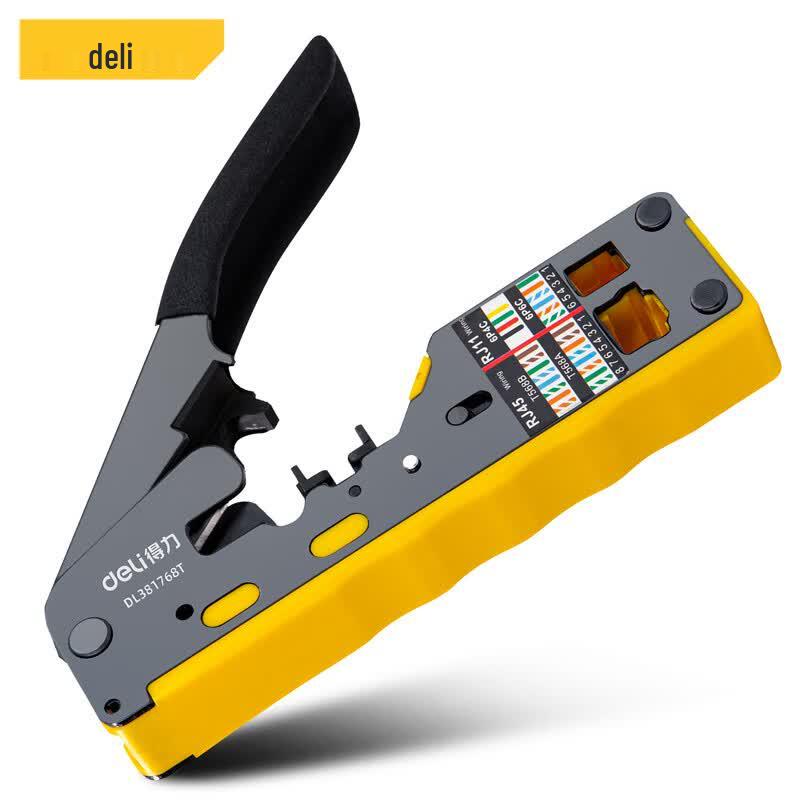 Deli Multi-function Network Cable Crimping Tool with Tester 1