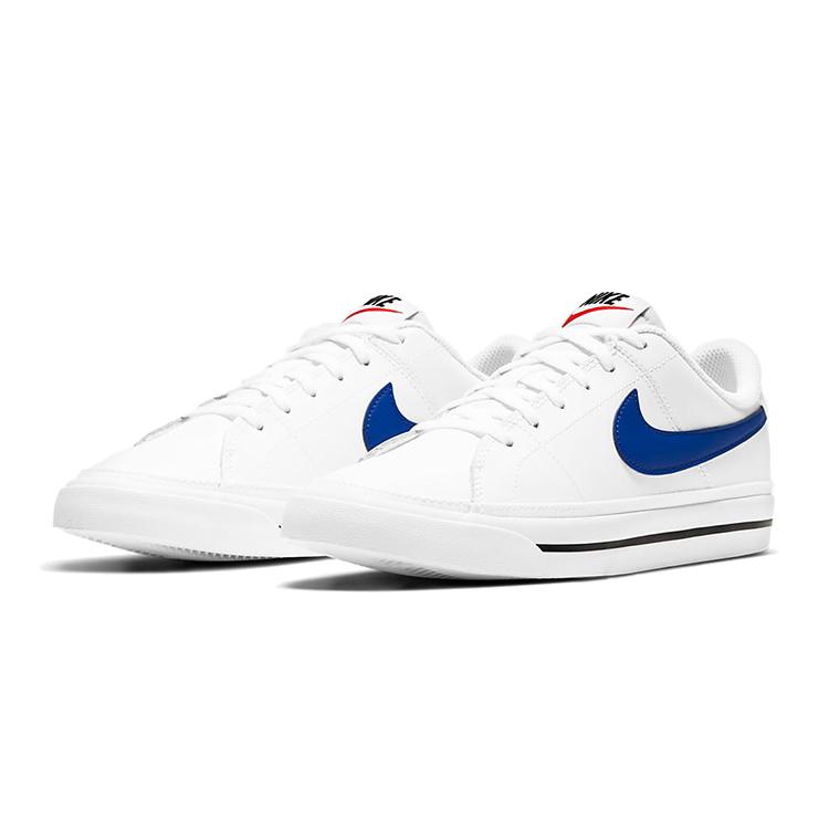 Nike Court Legacy Grade School 'White Game Royal' (Unisex) White / Black / Game Royal Kids' Skateboarding Shoes DA5380 101