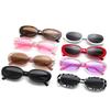 Fashion Women Oval Frame Sunglasses Small Glasses Ladies Retro Sun Glasses With Premium Quality Materials
