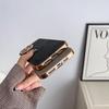 Apple 17ProMax Lambskin Electroplated iPhone16 Drop-proof Leather Texture Case