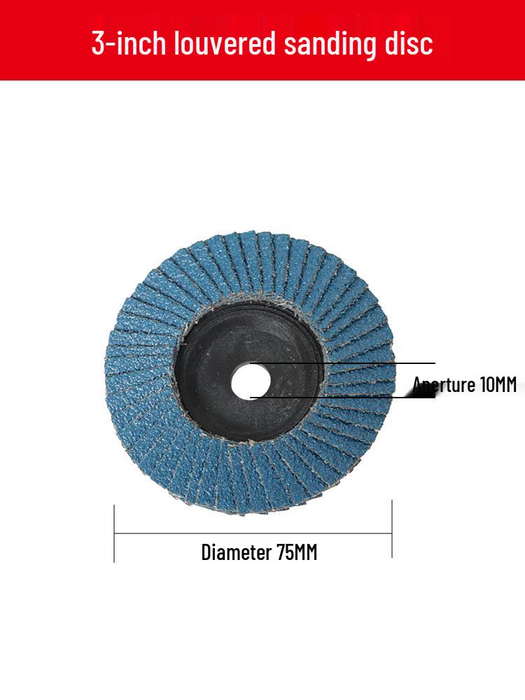 Mini 3" Lithium Battery Angle Grinder with 75mm Cutting Disc for Wood, Stone, and Metal.