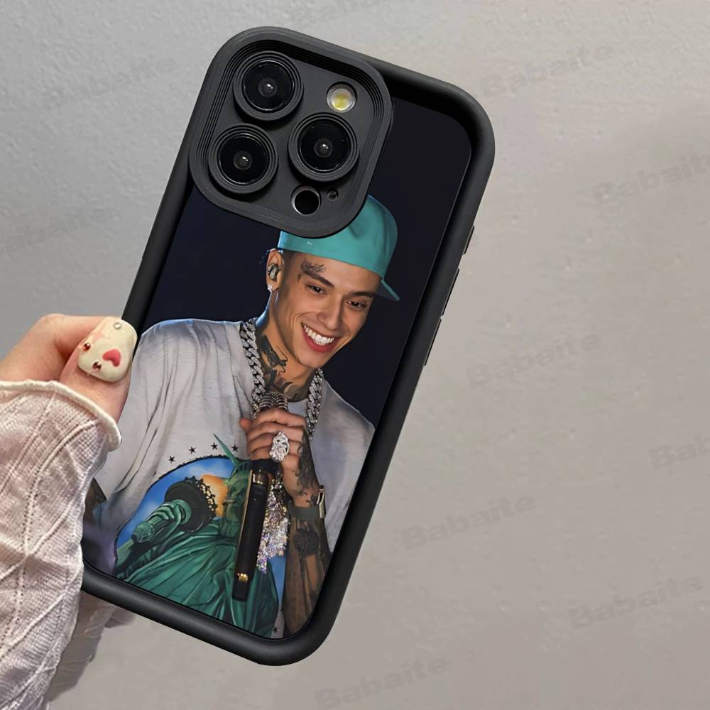 Beliebter C-Central Sänger C-Cee Musik Für IPhone 17 Pro Max 16 15 14 13 12 11 Plus Schwarze Weiche Handyhülle
