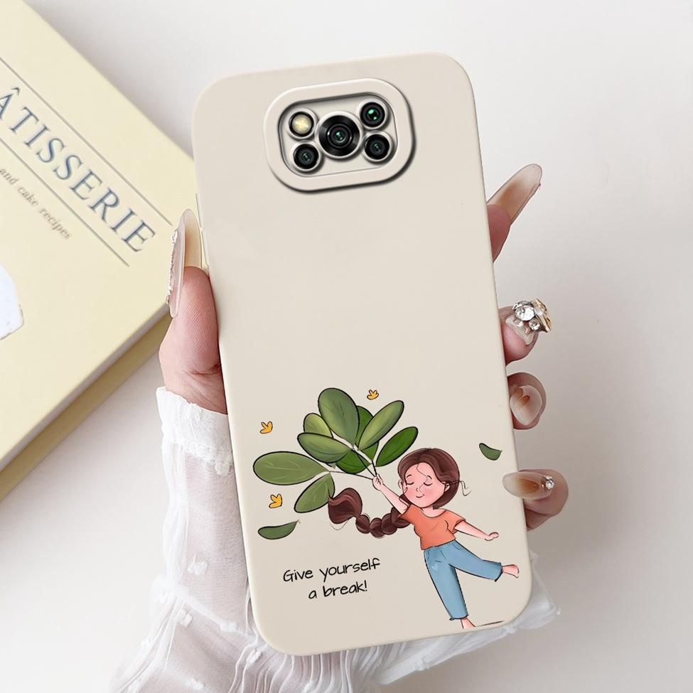 

For Xiaomi Poco X3 Case For Xiaomi Poco X3 Pro Cover Luxury Fashion Flowers Kawaii Cute Cat Shockproof Silicone Phone Case Poco X3