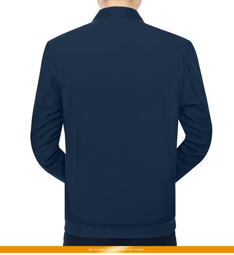 Men's Midlife Spring/Fall Stand Collar Jacket