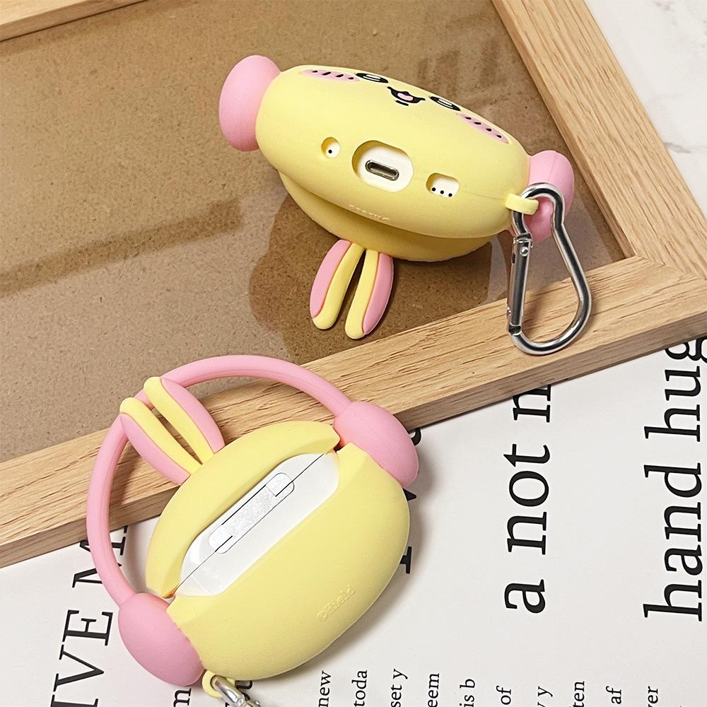 For Airpods 4 Case 2024,Music Chiikawa 3D Anime Protective Earphone Silicone Cover For Airpod 4 Case Kids Funda