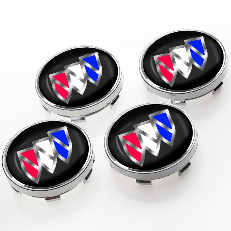 4Pcs 60MM Car Wheel Center Hub Cap Car Accessories For Buick Encore Regal Lacrosse Enclave Avenir Cascada GL8 Envision Anthem