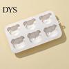 Professional Bakery Supplies Baby Popsicle Mold, Bear/Rabbit Shape Easy Release Soft Silicone Mold for Baking Flexible Food Maker, Desserts