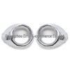 12/14 New Focus Fog Light Cover Housing Clip-on Frame with Bright Ring - Free Shipping