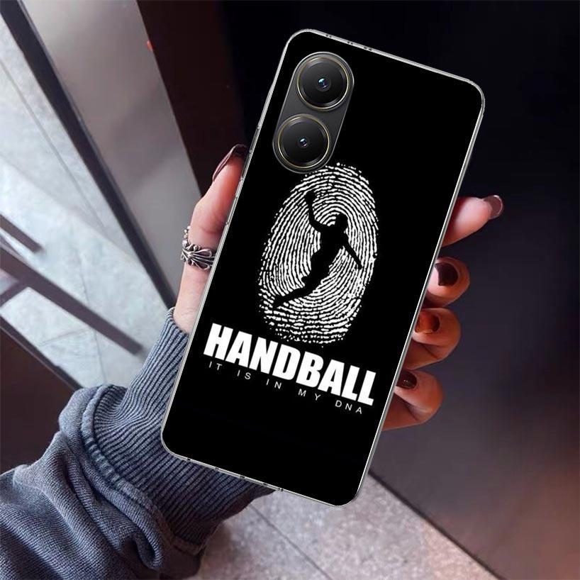 Handball Sport Phone Case For Xiaomi Poco X7 X6 X5 Pro F7 Ultra Redmi 15C 15 13 13C 12 12C 10 10A 10C 9 9A 9C 9T Shell Poco X7 X