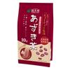 Kunitaro Azuki Bean Tea Red Bean Tea Pyramid Tea Bags 10 Bags, Made with 100% Hokkaido Red Beans, Caffeine-Free Japanese Herbal Tea