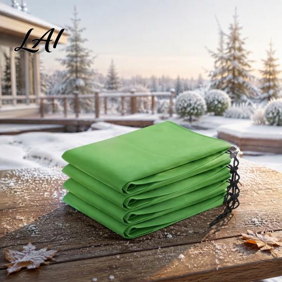 Reusable Non-woven Garden Fabric Plant Winter Protection Cover Frost Cloth with Drawstring Freeze Cold Resistant Yard Cover Bag for Outdoor