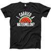 I Carried A Watermelon Herren T Shirt Vintage Graphic Comfortable Top For Everyday Wear Homme Soft Designer Clothes