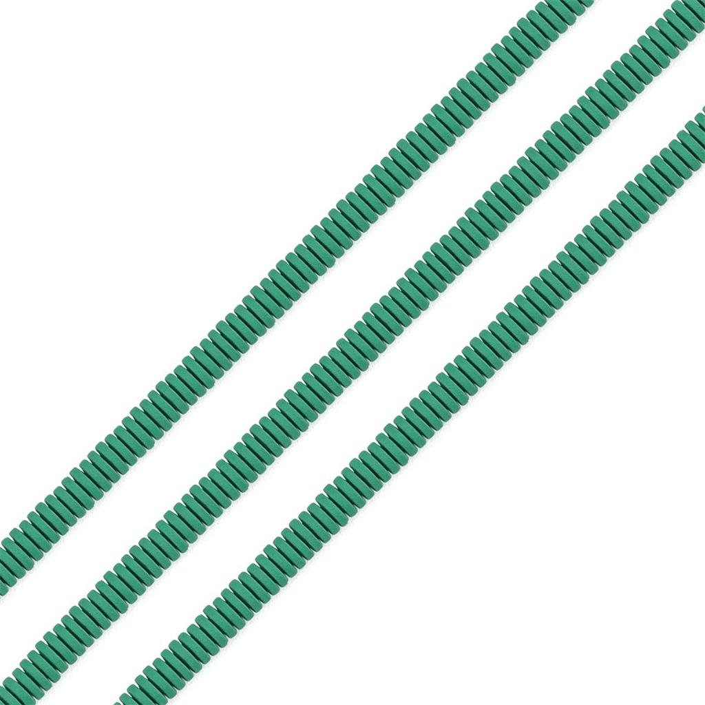 330Pcs Natural Stone Flat Round Disk Hematite Loose Spacer Beads For Necklace Bracelet DIY Jewelry Making Accessories