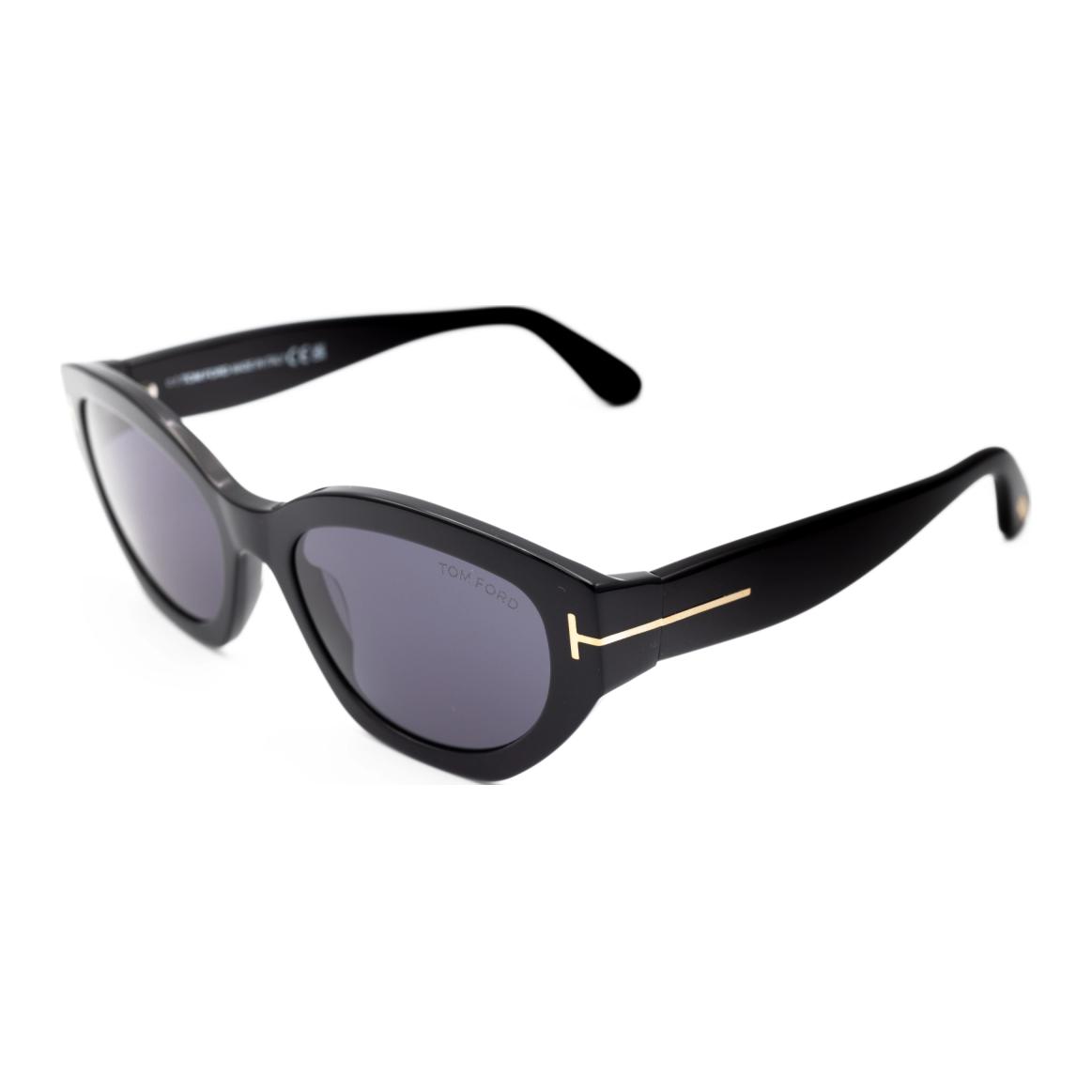 

TF Rectangular Logo Design Sunglasses Women sunglasses Black FT108601A55 Basic Packaging-Eyeglass Case+Box