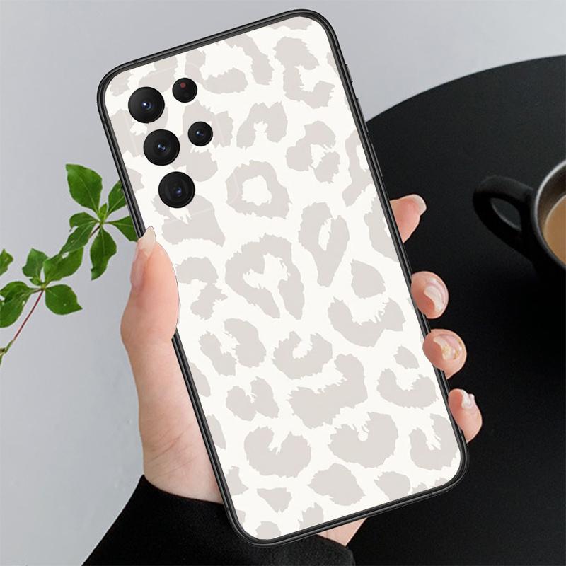 Leopard Animal Print Funda Phone Case For Samsung Galaxy S26 S25 S24 S23 S22 Ultra S23 S22 S25 Plus S24 FE S26Edge