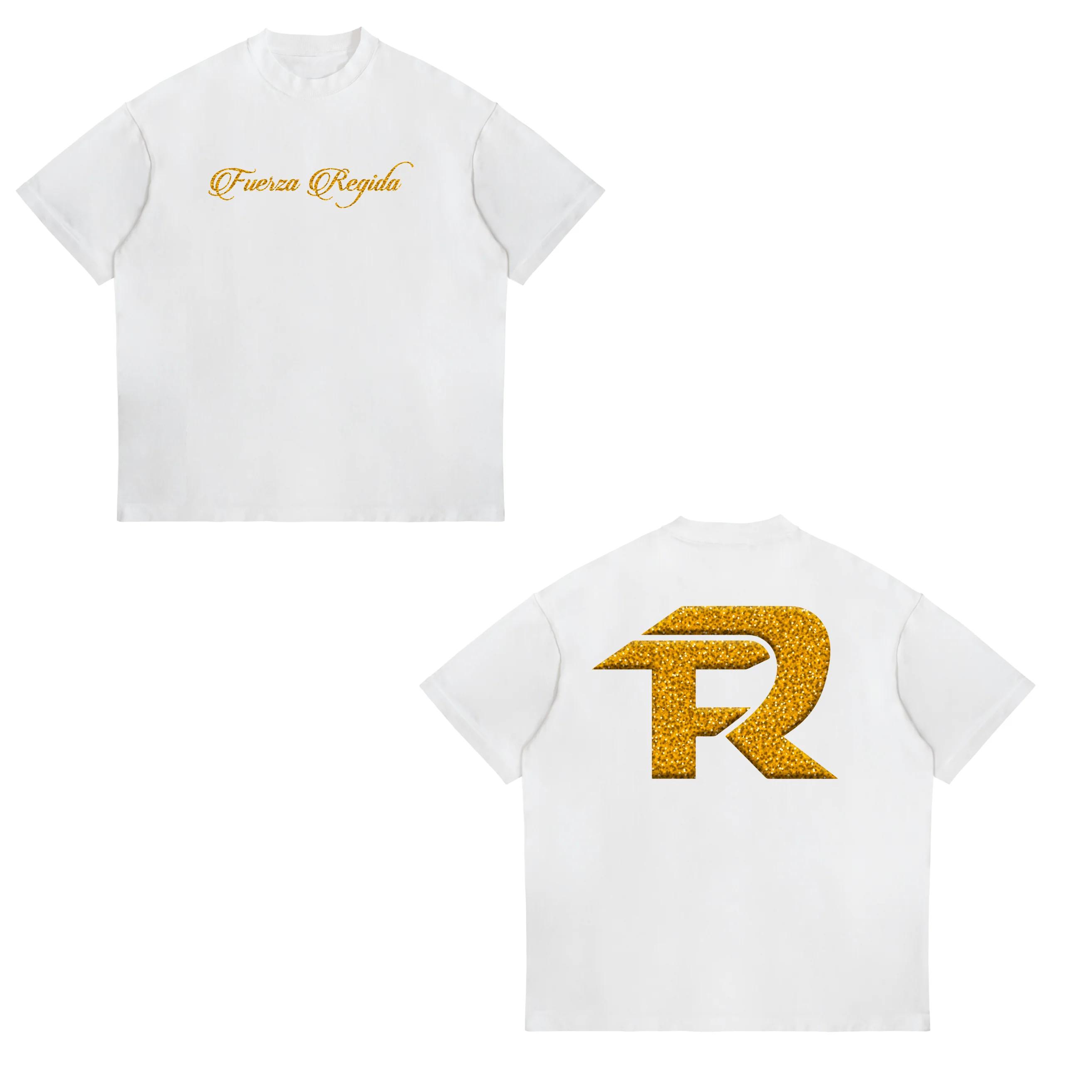 

2026 Album 111XPANTIA Fuerza Regida Tshirt Grunge Hip Hop Unisex Streetwear Cotton Casual Short Sleeve Tshirts Unisex Women Tees M