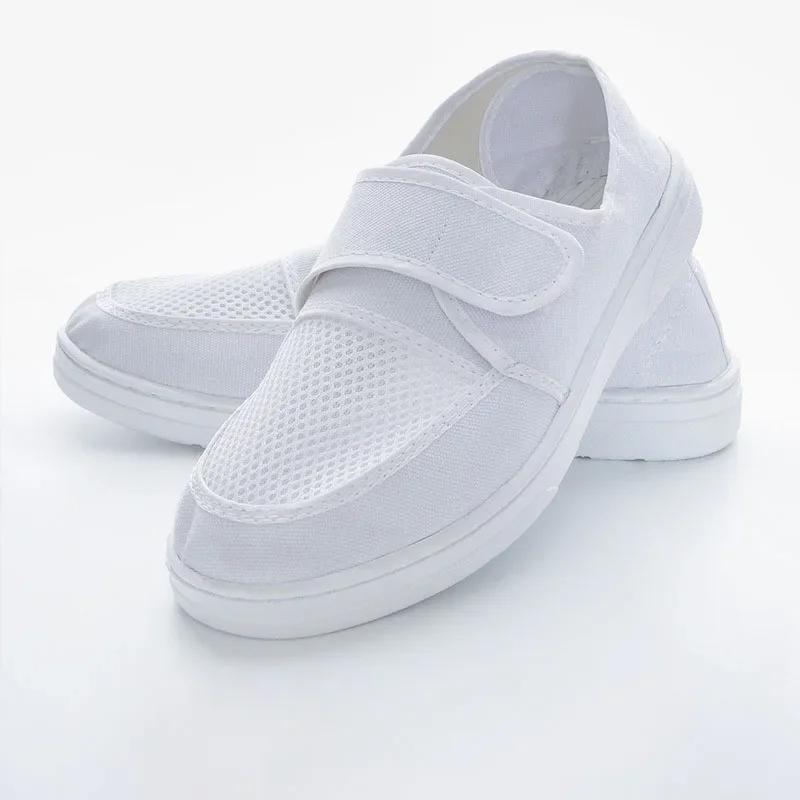 Unisexové boty pro volný čas, velikost 35-46, bavlněné, absorbující pot, deodorant, síťované, prodyšné, plátěné, tovární antistatické pracovní boty