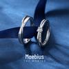 Moebius Koppelringen voor Hem & Haar: Perfect Qixi Valentijnsdag Cadeau voor Vriend & Vriendin.