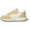 Originals Retropy E5 Tela Cuero Ante Casual Antideslizante Duradero Zapatillas de Estilo de Vida de Caña Baja Mujer Zapatilla Blanca Amarilla GY9919
