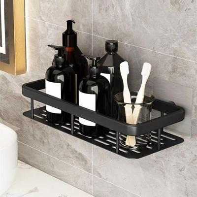 Self-Adhesive Multipurpose Wall Mounted Bathroom Shelves | Space-Saving Storage Organizer Racks for Bathroom and Kitchen Accessories