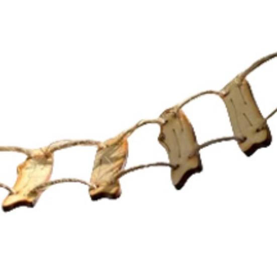 Mini Rope Ladder Ornament Fairy Gardens Wooden Ladder Display Mold Gnome