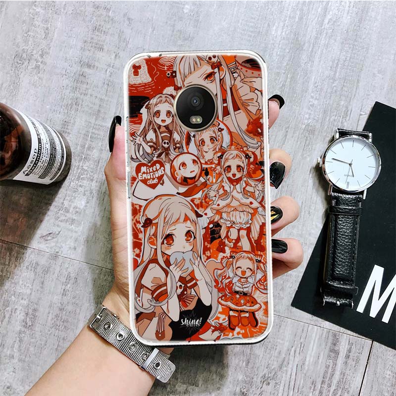 Toilet Bound Hanako Kun Anime Phone Case For Motorola Moto G9 G8 G7 G6 G5 E6 E5 E4 Plus Play Power One Action Macro Coque Cover