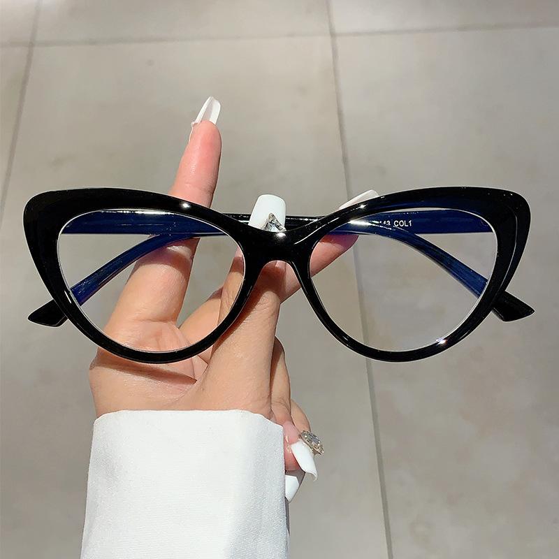 Vintage Anti Blue Light Optical Cat Eye Glasses Women Luxury Brand Designer Sexy Ladies Eyewear Myopia Prescription Frame