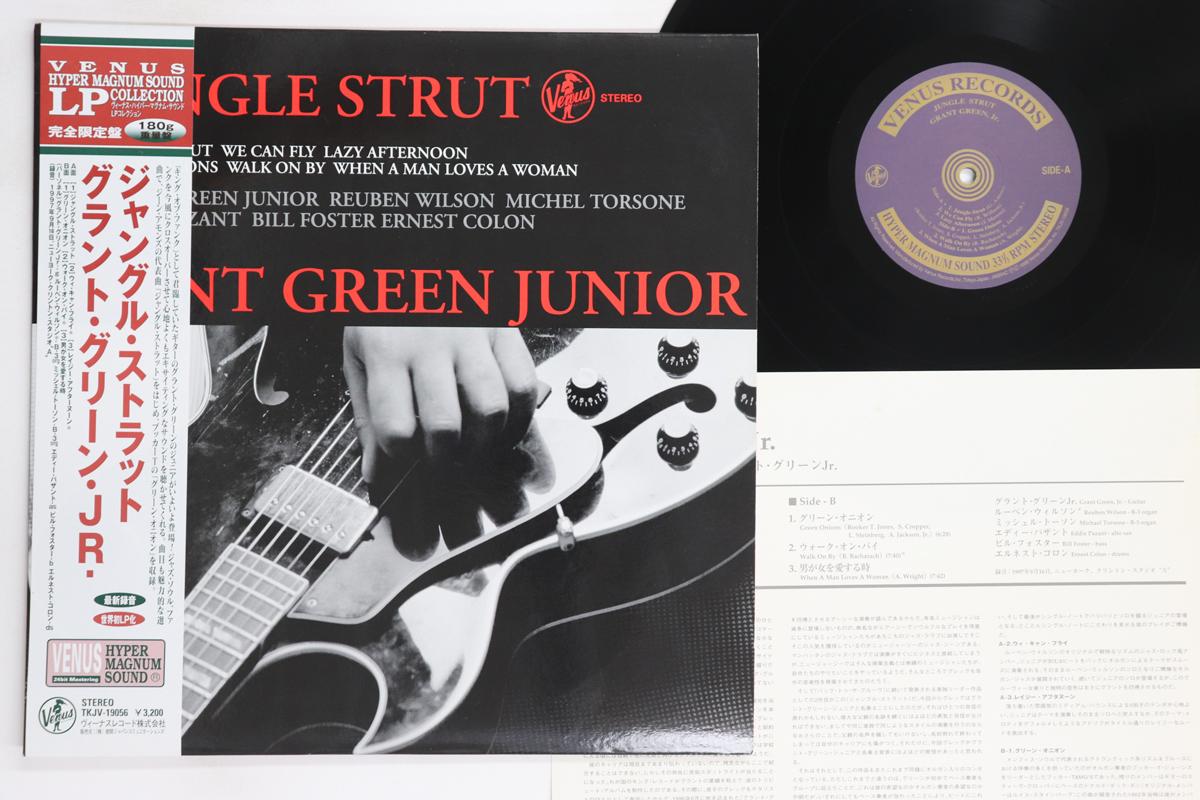 

LP Record GRANT GREEN JR Jungle Strut TKJV19056 VENUS 1998 Japan Obi Jazz Used