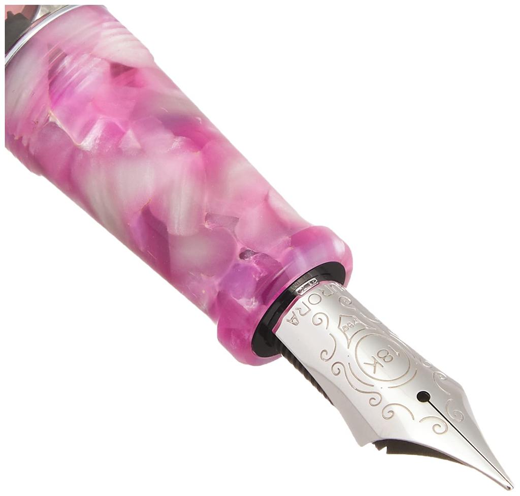 Aurora Kaleido Scorpio Luce Rosa Fountain Fine Limited Officially Imported 996-CKP Pen, Nib, Edition,
