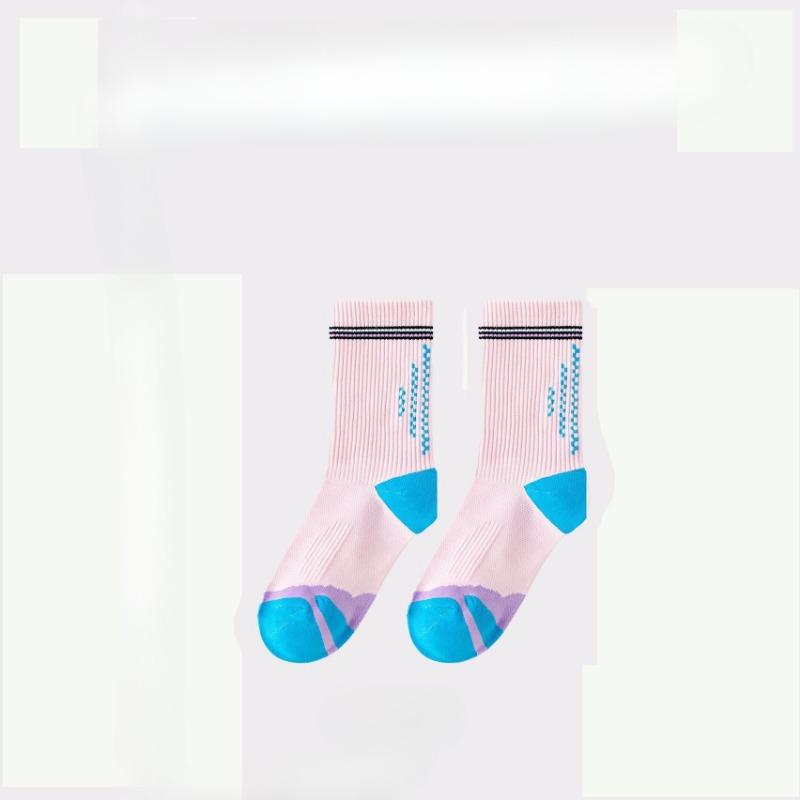 Female Spring and Summer Professional Running Jump Rope Fitness Yoga Lean Leg Pressure Exercise Tube Socks