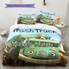 Adventure Land Custom Name Pattern Bedding Quilt Set Quilt Cover Pillowcase Home Birthday Gift(1 * duvet cover + 2 * pillowcase, without core)