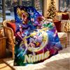 Custom Name Personalized Sailor Moon Print Blanket, Home Decor, Bedroom, Sofa, Camping, Couch, Gifts for Birthday Christmas