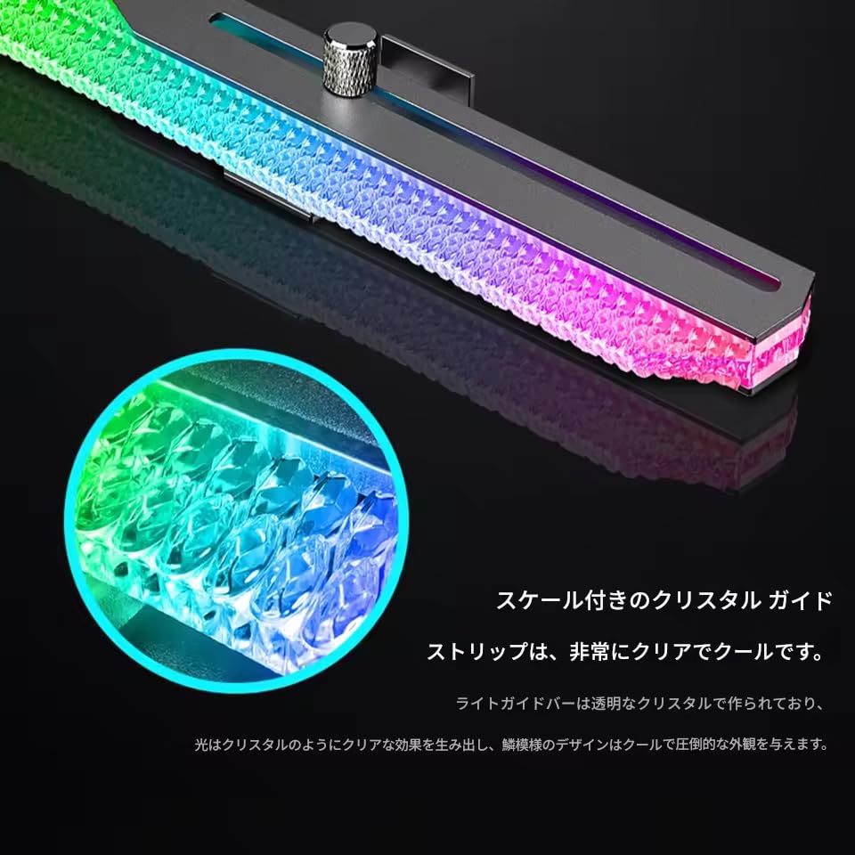 Zmart GT8 Horizontal Graphics Card Bracket 5V 3-Pin ARGB GPU VGA Holder for Desktop PC Cases, GPU Support, GPU Bracket, VGA Holder, ARGB Lighting, PC