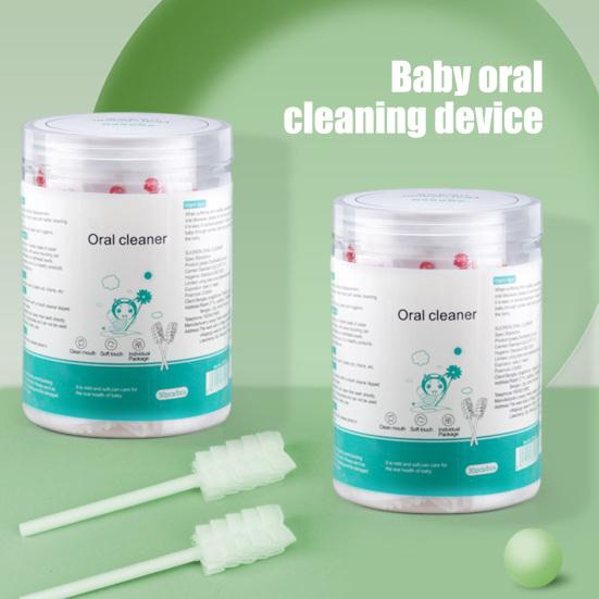 30 Adet Bebek Dil Temizleyici Yağdan Arındırılmış Gazlı Bez Diş Çubukları Tek Kullanımlık Gazlı Bez Diş Fırçası Kağıt Çubuk Yeni Doğanlar için Bebek Ağız Temizleme Fırçası Çubuğu