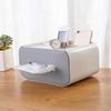Creative Multifunctional Plastic Tissue Box Remote Control Storage Tissue Box Dustproof Tissue Can Desktop Storage Box