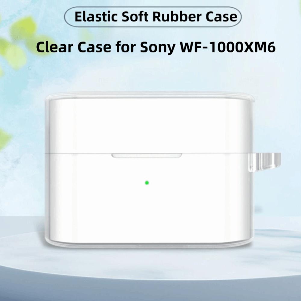 Anti Drop Clear Earphone Case Silicone Earbuds Accessories for Sony WF-1000XM6