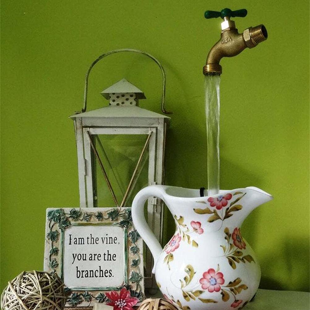 Watering Can Fountain Invisible Faucet Fountain Floating Faucet for Garden Decoration