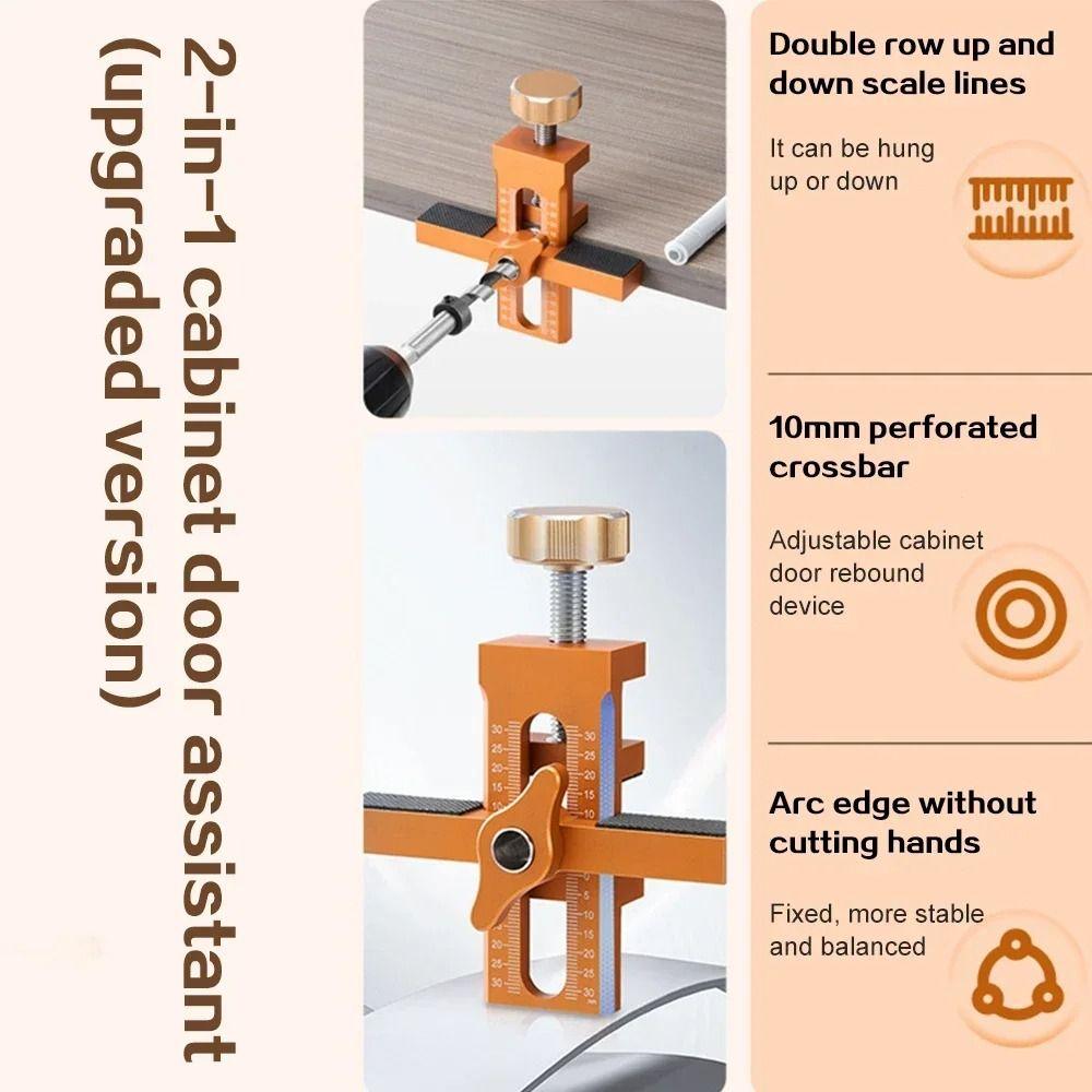 Quick Positioning Cabinet Door Panel Installation Jig  Closet Door Mounting