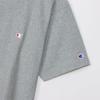 Short Sleeve Round Neck Cotton Embroidery One Point Logo Reverse Short Sleeve Revers Oxford Gray L [Champion] T-shirt 100% 9.4oz Weave(R) T-Shirt