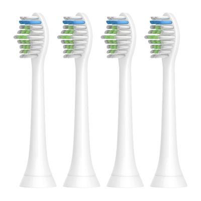 4pcs Replacement Brush Head Compatible with Phllips Sonicare Diamondclean Electric Toothbrush
