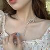Retro Round Resin Necklace: Versatile, Fashionable High-End Clavicle Chain for Women