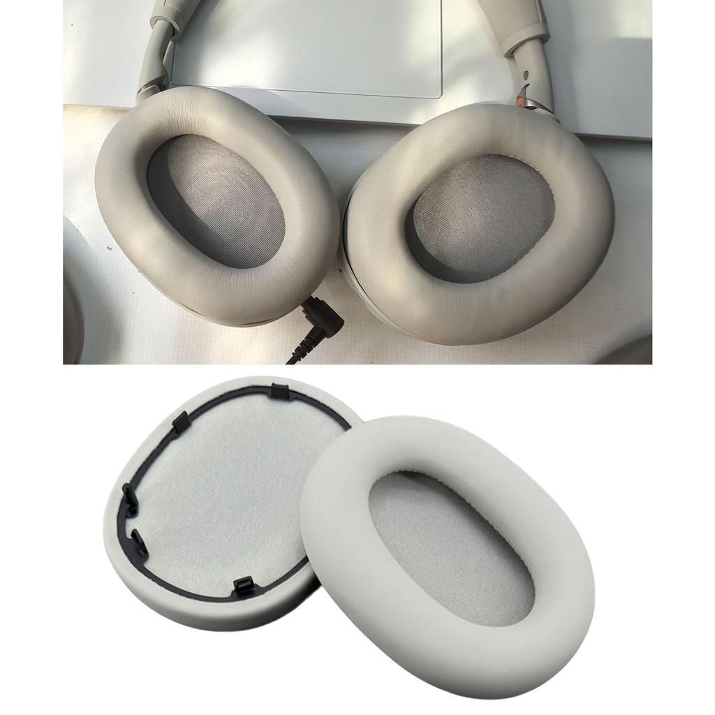 1 Pair Comfortable Ear Cushions Soft Headphone Cover Protective Earpads for WH-1000XM6 Replacement Earmuffs