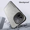 KEYSION Luxury Retro Case for IQOO Z10 Turbo 5G Soft Silicone+PC PU Leather Shockproof Phone Back Cover for IQOO Z10 Turbo Pro