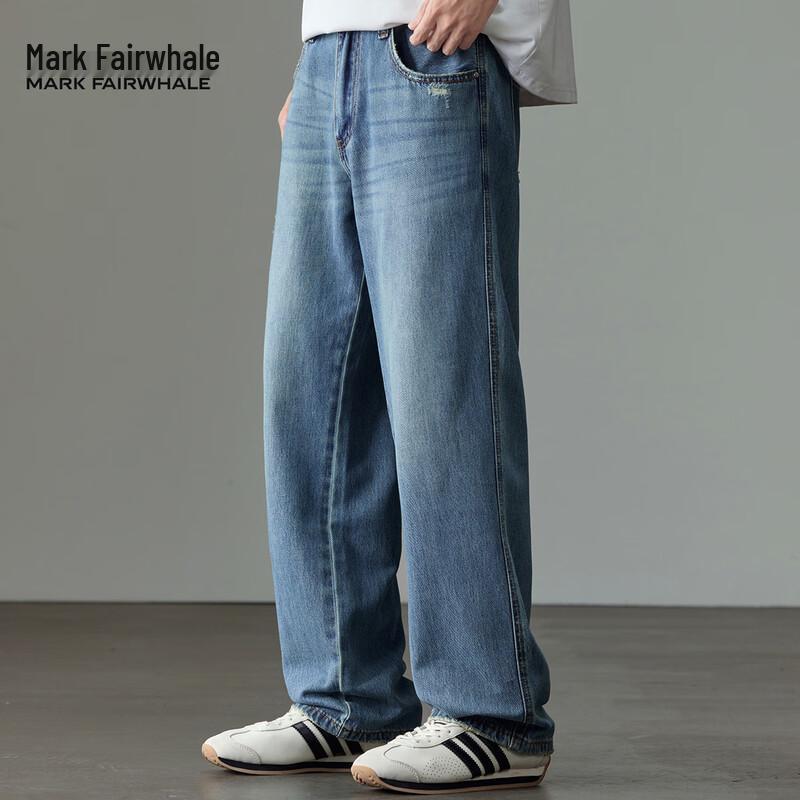 Mark Fairwhale Men's Tencel Lightweight Straight Jeans