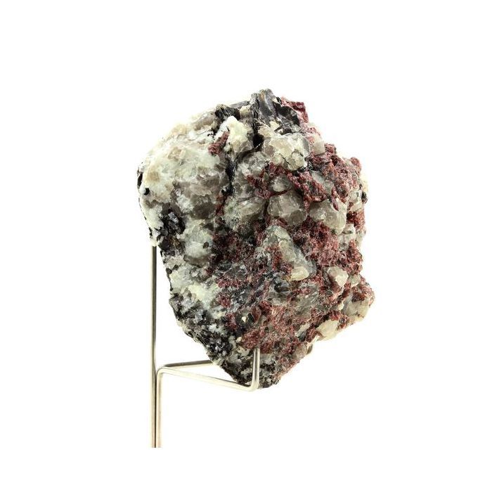 Pierres et Minéraux. Grenat Pyrope, Biotite, Quartz, Calcite. 1282.10 ct. Helgehornsvatnet, Vanylven, Norvège.