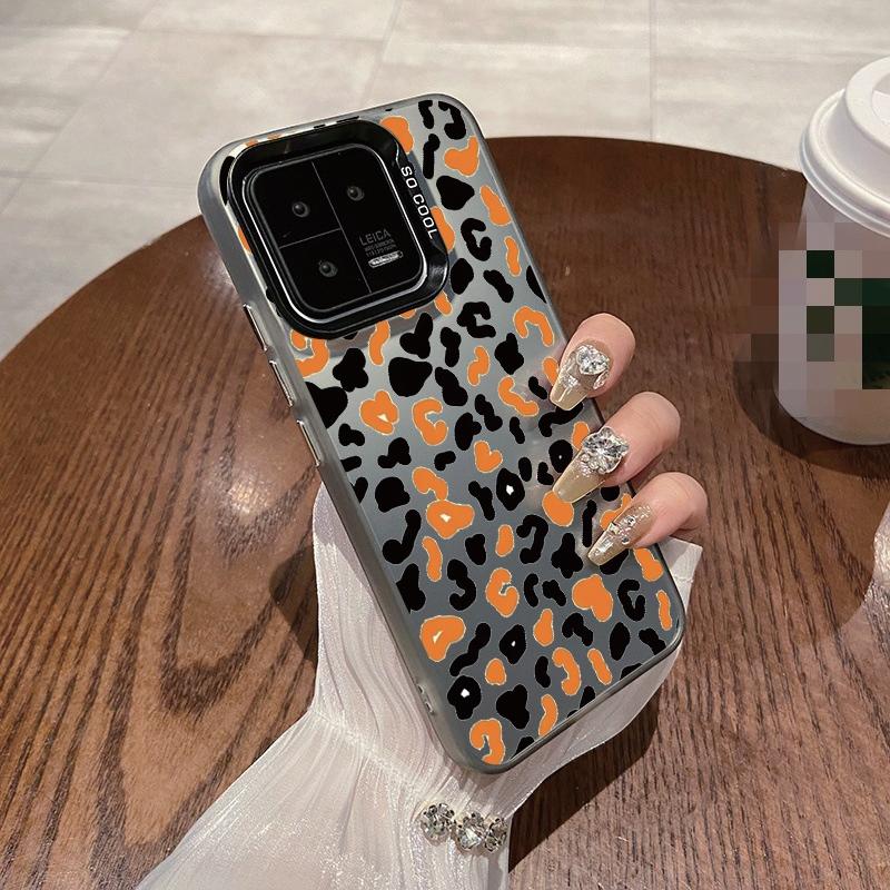 

Модный чехол с леопардовым принтом для iPhone 16 Samsung A55 A35 M35 S24 FE Xiaomi Redmi Note 13Pro 14C Huawei Honor 200, противоударный чехол-бампер для телефона с защитой от царапин Samsung A54 5G