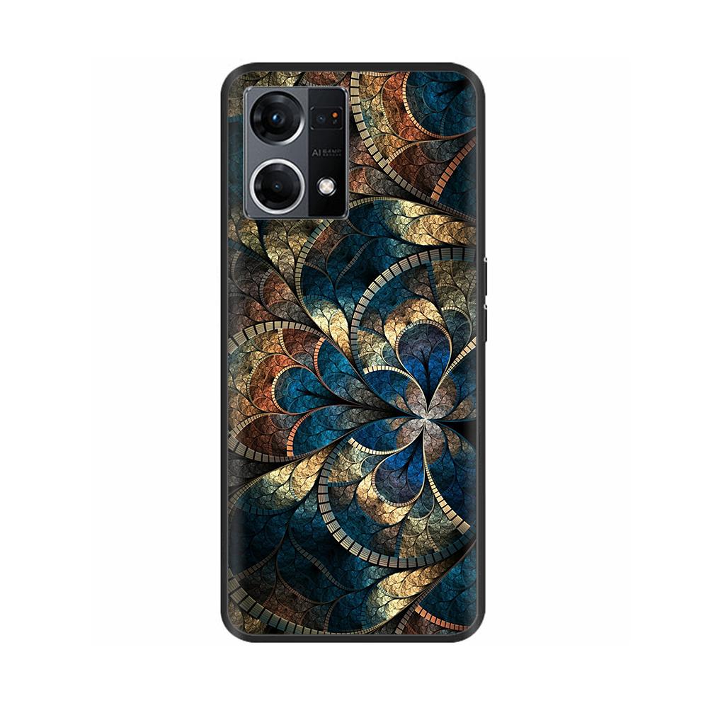 For Oppo F21 Pro CaseTPU Bumper Soft Silicone Bumper Back Phone Cases for OPPO F21 Pro Reno 7 Reno7 4G Case Cover Fundas Coque