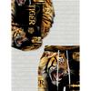 Fashion Casual Autumn Winter Men'S Suit? Fierce Tiger 3D Print Long Sleeve Hooded Sweatshirt And Pants? Two-Piece Set? Streetwear & Majestic Style?